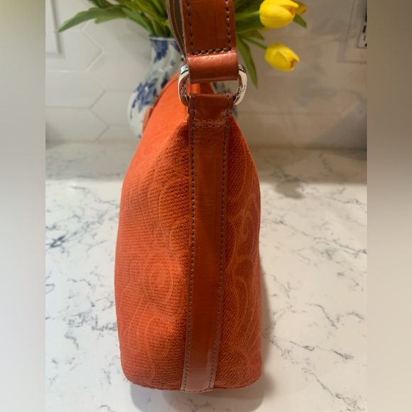 Longchamp vintage orange shoulder bag - Picture 5 of 14